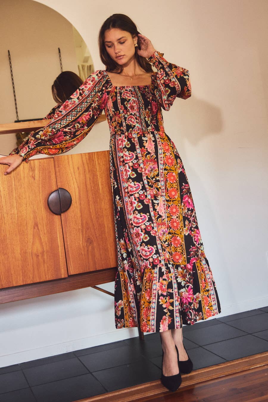 Floral Bohemian Maxi Dress