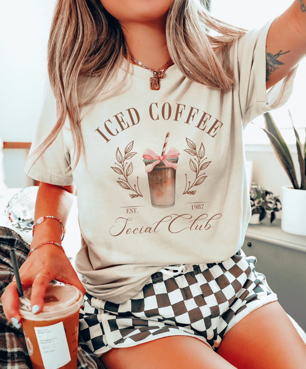 Ice Coffee Social Club - Cream Tee