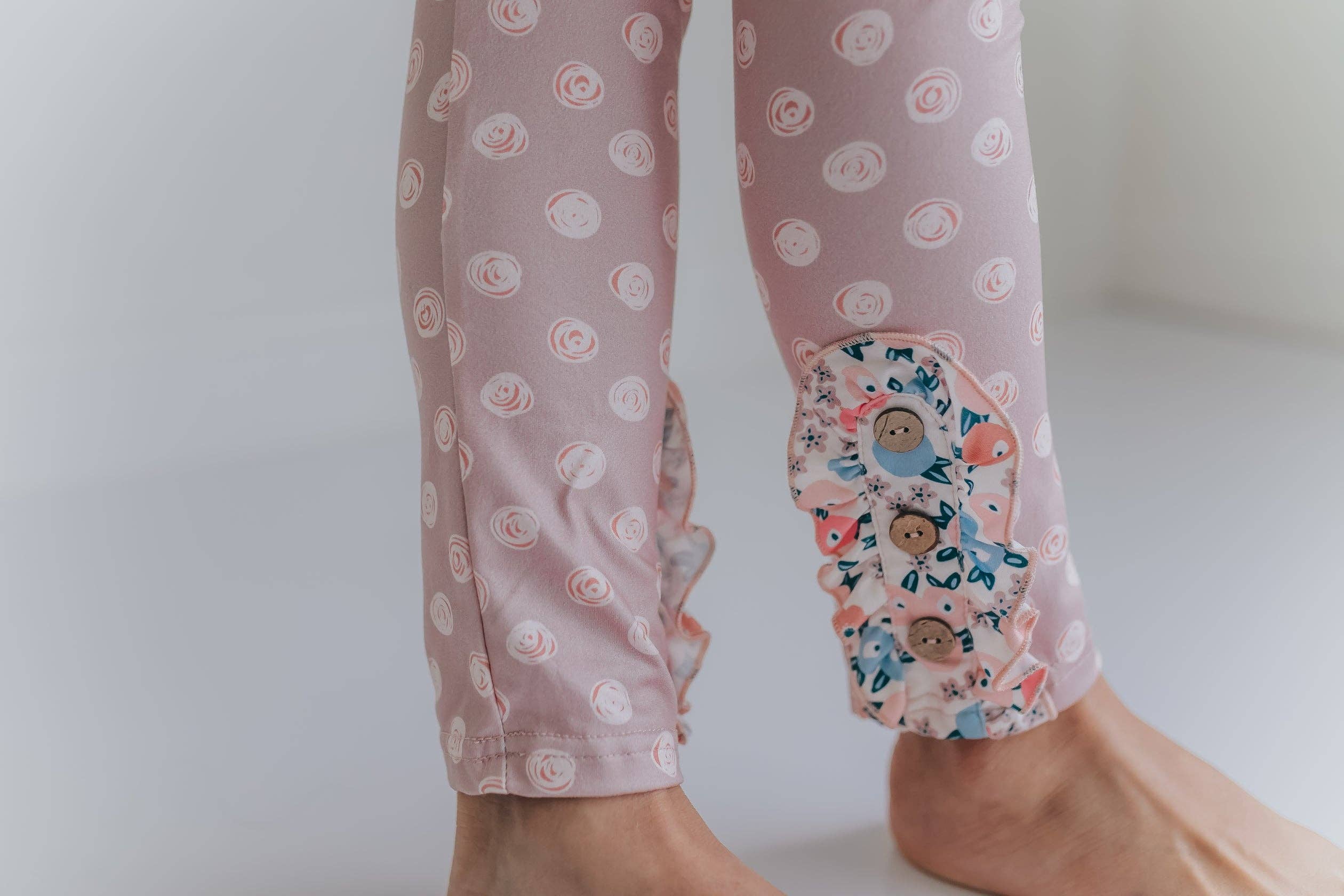 "Pretty In Pink" Ruffle Legging Set