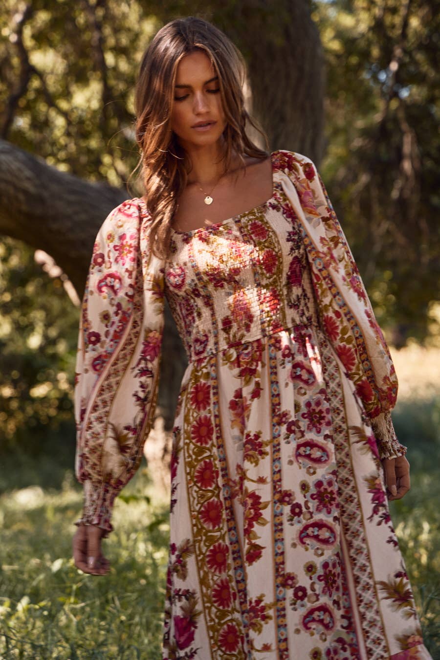 Floral Bohemian Maxi Dress