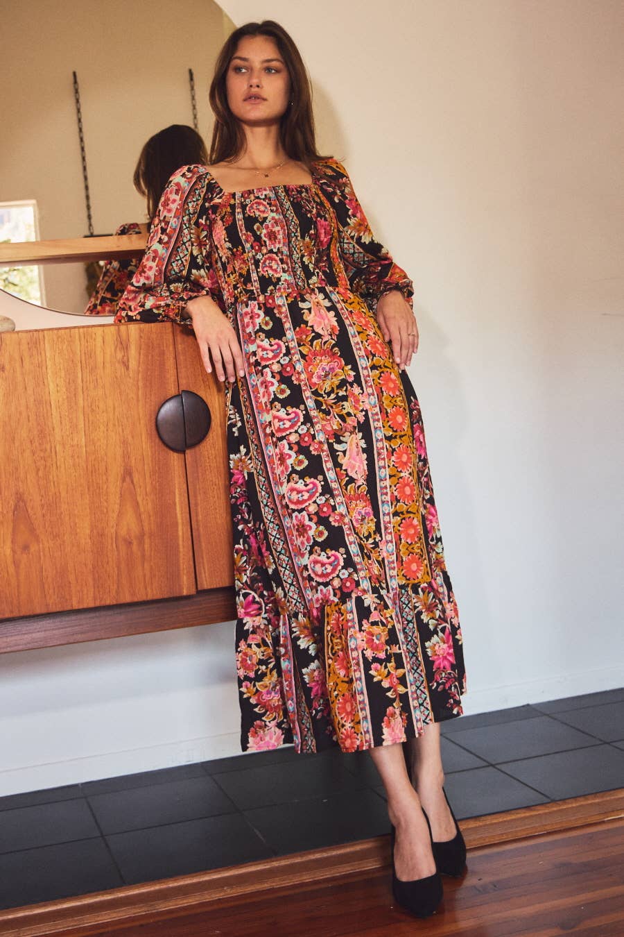 Floral Bohemian Maxi Dress