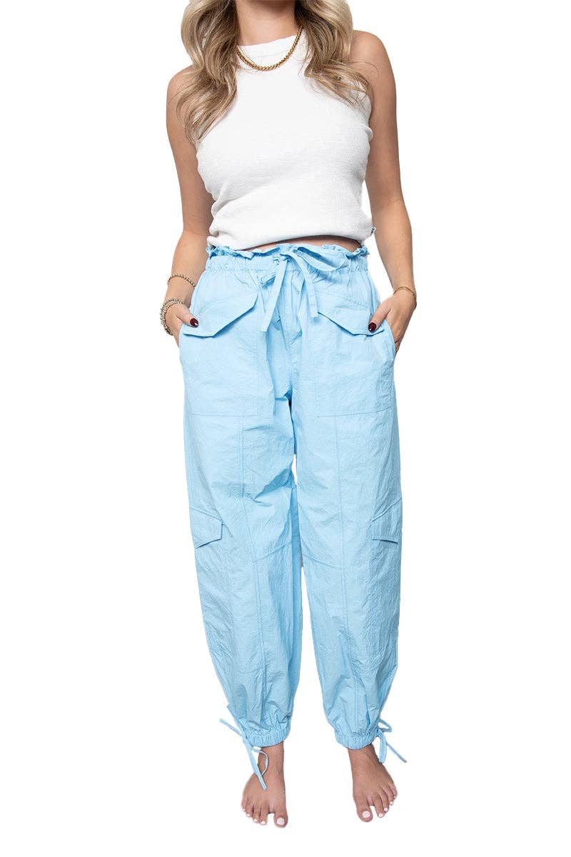 Blue Skies Cargo Style Joggers