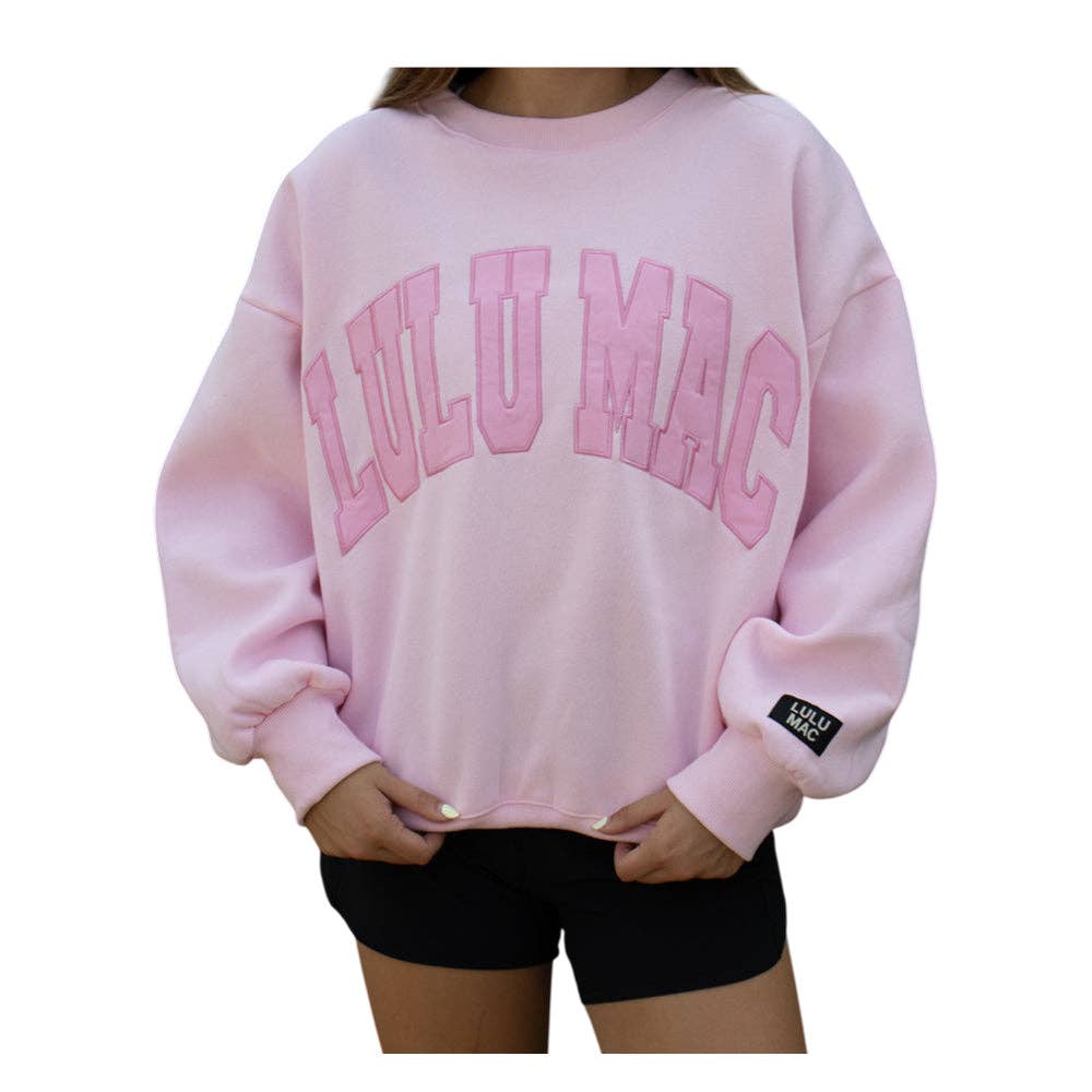 Lulu Mac Sweatshirt- Bubblegum Pink