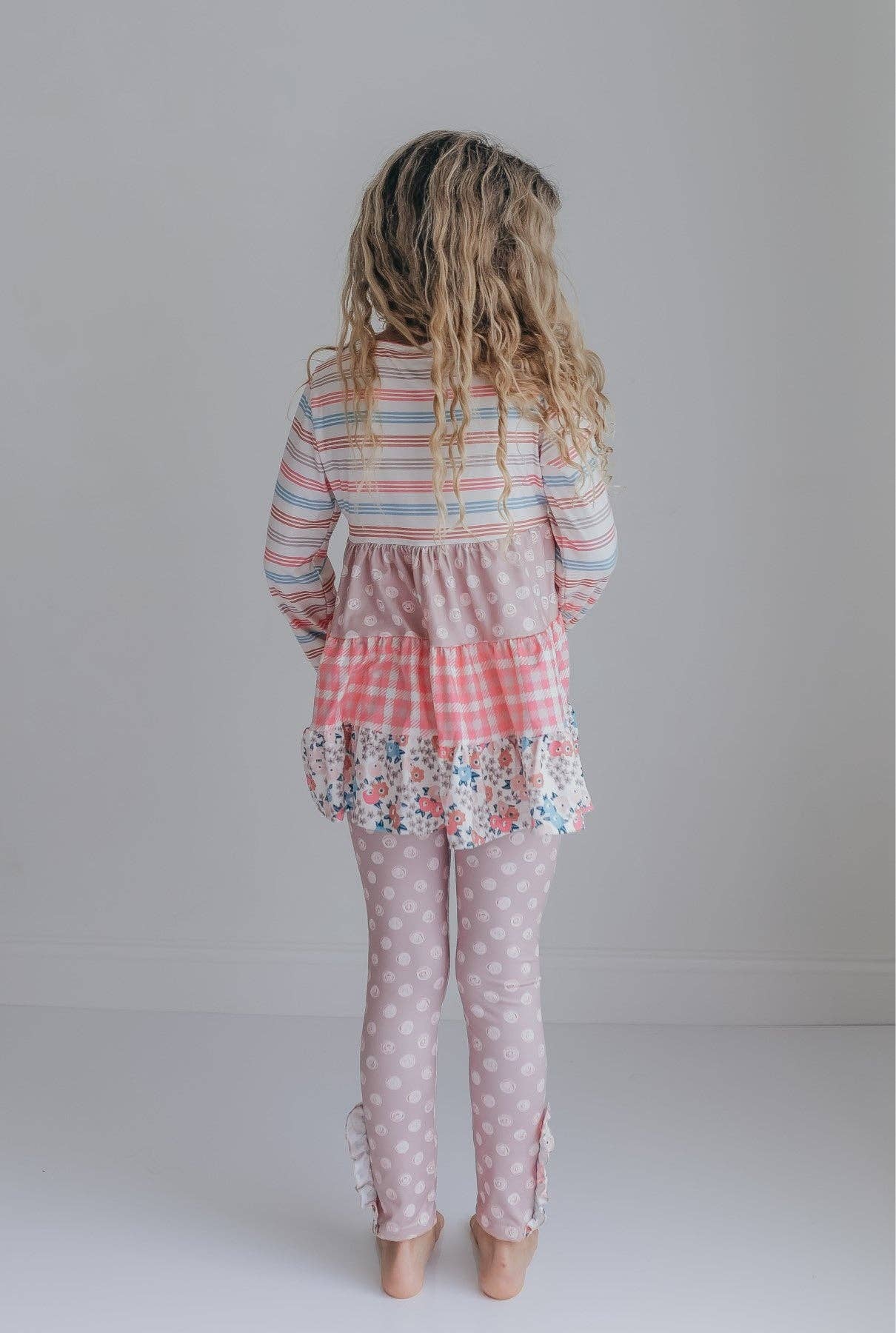 "Pretty In Pink" Ruffle Legging Set