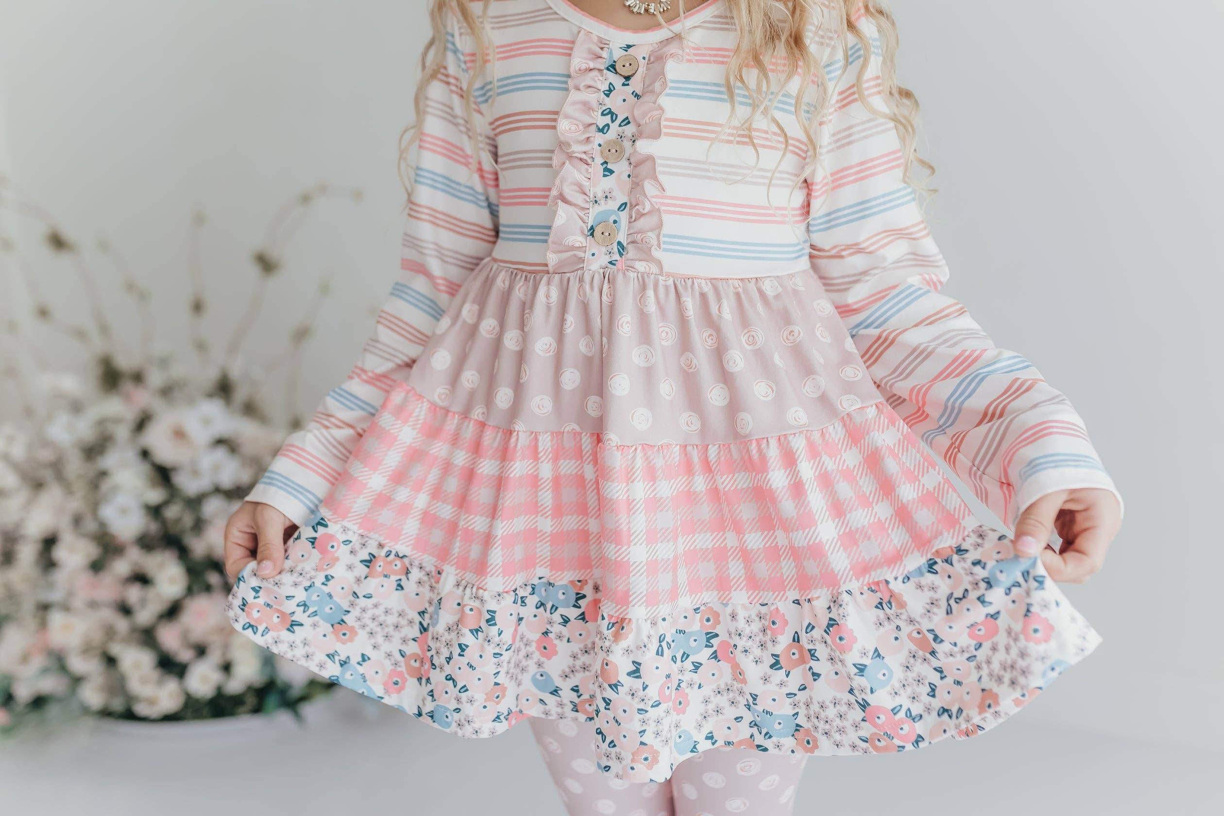 "Pretty In Pink" Ruffle Legging Set