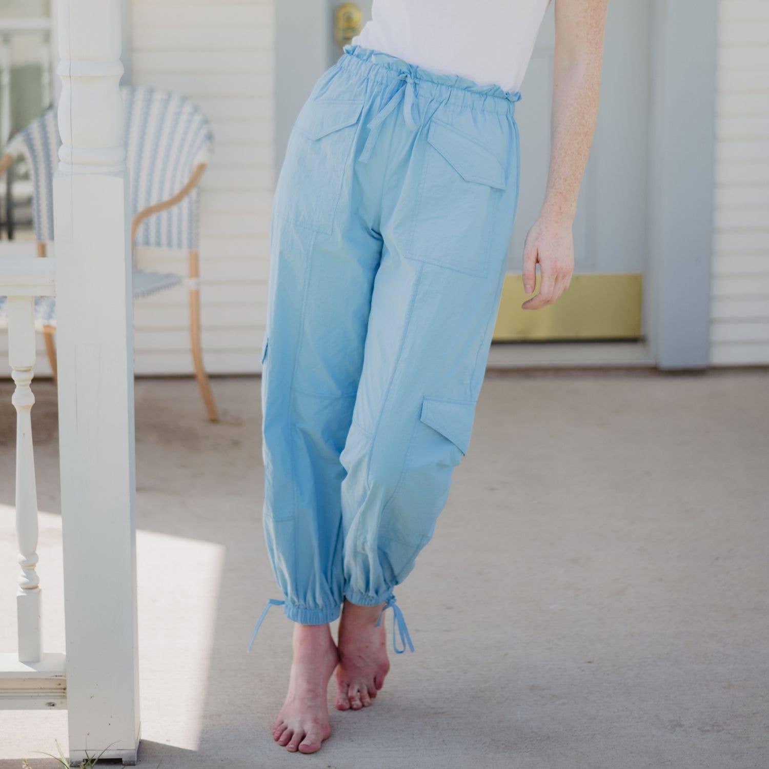 Blue Skies Cargo Style Joggers