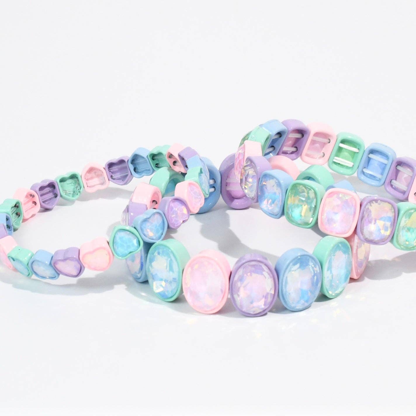 Pastel Hearts Stack Set