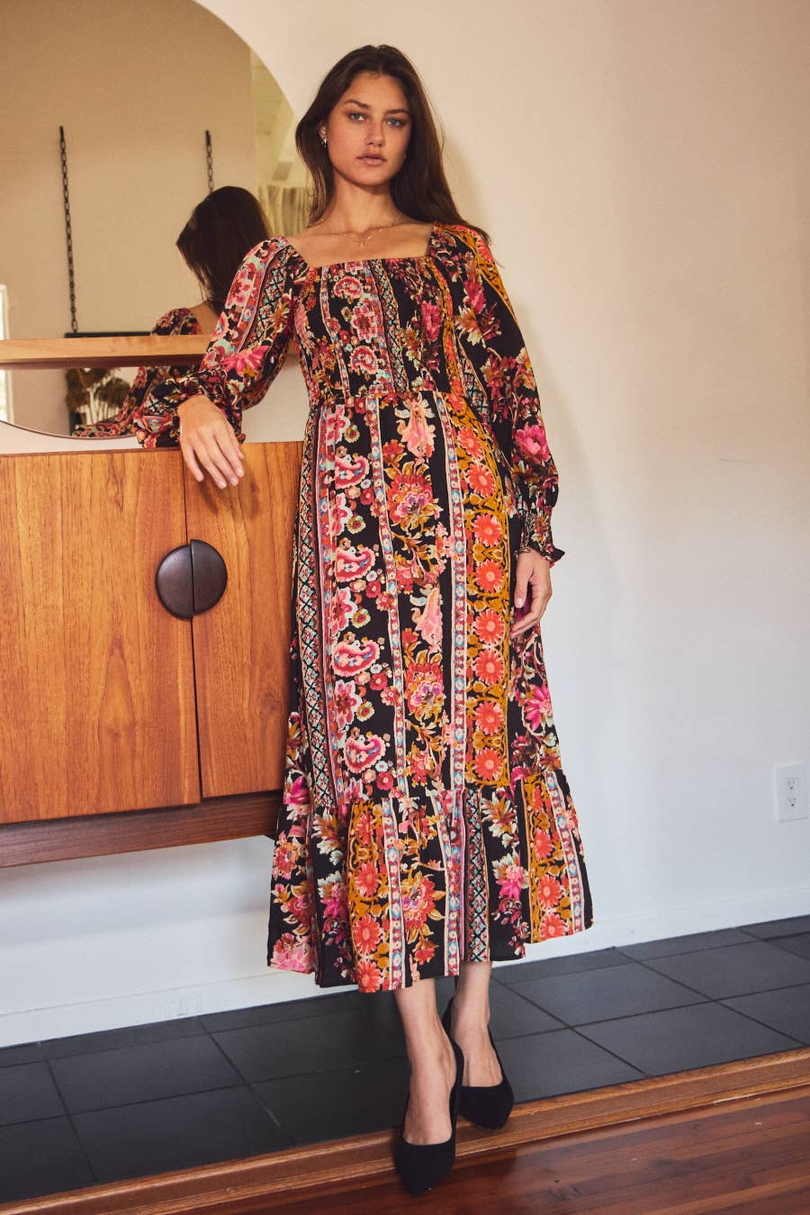 Floral Bohemian Maxi Dress